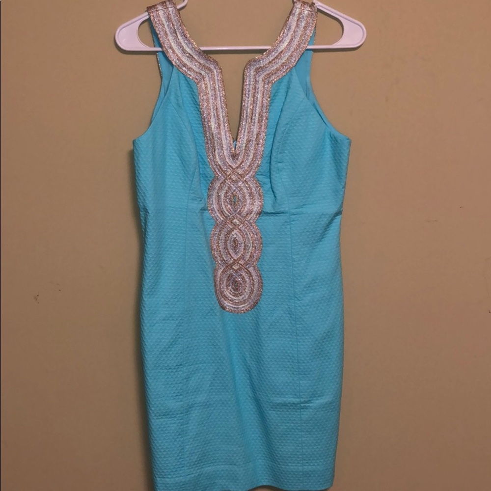 Lilly Pulitzer Valli Shift Serene Blue dress NWT